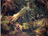 Thomas Moran Slave Hunt, Dismal Swamp, Virginia